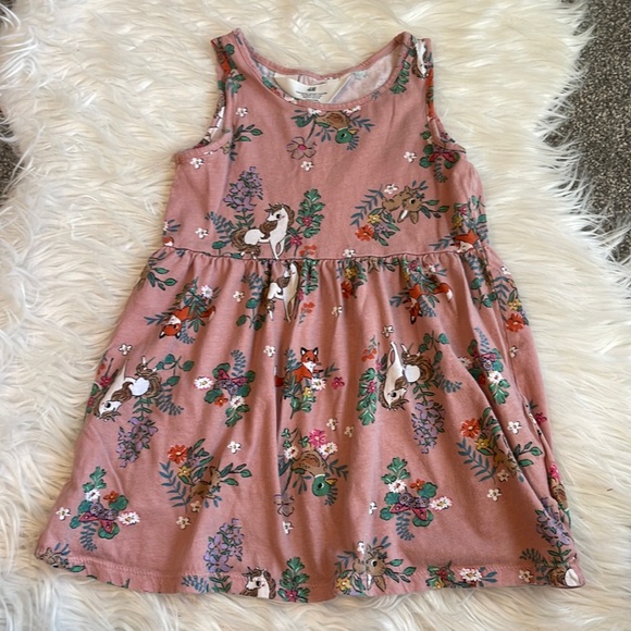 H&M Dresses Girls Hm Baby Animal Dress 34t Poshmark